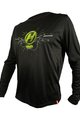 HAVEN Letnia koszulka kolarska z długim rękawem - NAVAHO II LONG - czarny/zielony