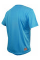 HAVEN Koszulka kolarska z krótkim rękawem - NAVAHO II SHORT - niebieski/pomarańczowy