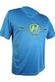 HAVEN Koszulka kolarska z krótkim rękawem - NAVAHO II SHORT - niebieski/zielony