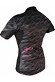 HAVEN Koszulka kolarska z krótkim rękawem - SKINFIT WOMEN - czarny/różowy