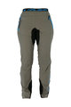 HAVEN Długie spodnie kolarskie bez szelek - NALISHA LONG - szary/niebieski