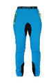 HAVEN Długie spodnie kolarskie bez szelek - NALISHA LONG - niebieski/żółty