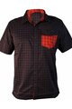 HAVEN koszula - AGNESS SLIMFIT - czarny/czerwony