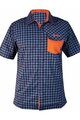 HAVEN koszula - AGNESS SLIMFIT - niebieski/pomarańczowy