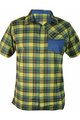 HAVEN koszula - AGNESS SLIMFIT - niebieski/żółty