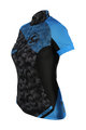 HAVEN Koszulka kolarska z krótkim rękawem - SINGLETRAIL WOMEN - czarny/niebieski