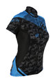 HAVEN Koszulka kolarska z krótkim rękawem - SINGLETRAIL WOMEN - czarny/niebieski