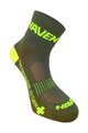 HAVEN Kolarskie klasyczne skarpetki - LITE SILVER NEO - zielony/żółty