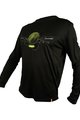 HAVEN Letnia koszulka kolarska z długim rękawem - NAVAHO II LONG - czarny/zielony