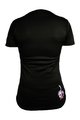 HAVEN Koszulka kolarska z krótkim rękawem - ENERGY SHORT - czarny/różowy