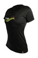 HAVEN Koszulka kolarska z krótkim rękawem - ENERGY SHORT - czarny/zielony
