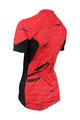 HAVEN Koszulka kolarska z krótkim rękawem - SKINFIT NEO WOMEN - czerwony/czarny