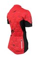 HAVEN Koszulka kolarska z krótkim rękawem - SKINFIT NEO WOMEN - czerwony/czarny