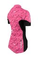 HAVEN Koszulka kolarska z krótkim rękawem - SKINFIT NEO WOMEN - różowy/biały