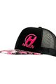 HAVEN Czapka kolarska - TRUCKER - czarny/różowy