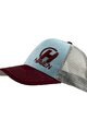 HAVEN Czapka kolarska - TRUCKER - szary/czerwony