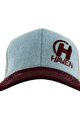 HAVEN Czapka kolarska - TRUCKER - szary/czerwony
