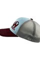 HAVEN Czapka kolarska - TRUCKER - szary/czerwony