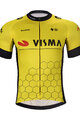 BONAVELO Koszulka kolarska z krótkim rękawem - VISMA 2024 - żółty/czarny