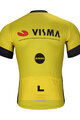 BONAVELO Koszulka kolarska z krótkim rękawem - VISMA 2024 - żółty/czarny