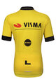 BONAVELO Koszulka kolarska z krótkim rękawem - VISMA 2024 KIDS - żółty/czarny