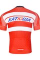 BONAVELO Koszulka kolarska z krótkim rękawem - KATUSHA - czerwony/biały