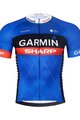 BONAVELO Koszulka kolarska z krótkim rękawem - GARMIN SHARP - niebieski/czarny