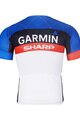 BONAVELO Koszulka kolarska z krótkim rękawem - GARMIN SHARP - niebieski/czarny