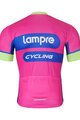 BONAVELO Koszulka kolarska z krótkim rękawem - LAMPRE - różowy/niebieski