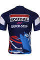 BONAVELO Koszulka kolarska z krótkim rękawem - SOUDAL-QUICKSTEP 2025 - niebieski/biały