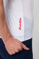 HOLOKOLO Koszulka kolarska z krótkim rękawem - LEVEL UP - biały