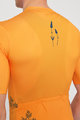 HOLOKOLO Koszulka kolarska z krótkim rękawem - METTLE - pomarańczowy