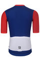 HOLOKOLO Koszulka kolarska z krótkim rękawem - TECHNICAL  - biały/niebieski
