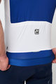 HOLOKOLO Koszulka kolarska bez rękawów - SIMPLE - biały/niebieski