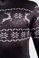 HOLOKOLO Zimowa koszulka kolarska z długim rękawem - FROSTTRAIL WINTER - czarny