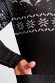 HOLOKOLO Zimowa koszulka kolarska z długim rękawem - FROSTTRAIL WINTER - czarny