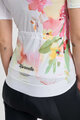 RIVANELLE BY HOLOKOLO Koszulka kolarska z krótkim rękawem - FLOWERY LADY - biały/różowy/zielony