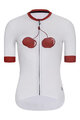 RIVANELLE BY HOLOKOLO Koszulka kolarska z krótkim rękawem - FRUIT LADY - biały/czerwony