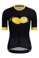 RIVANELLE BY HOLOKOLO Koszulka kolarska z krótkim rękawem - FRUIT LADY - czarny/żółty