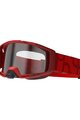 IXS Okulary kolarskie - TRIGGER CLEAR GOGGLE - czerwony