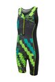 ZONE3 Kombinezon kolarski - ADVENTURE TRISUIT - czarny
