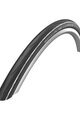 SCHWALBE opona - LUGANO II 700x25C K-GUARD 50EPI - czarny/biały