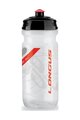 LONGUS Bidon kolarski - TESA 600ml - przezroczysty/czerwony