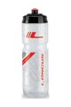 LONGUS Bidon kolarski - TESA 800ml - przezroczysty/czerwony