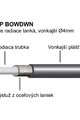 LONGUS bowden - SP OEM - czarny