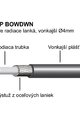 LONGUS bowden - SP BOWDEN - czarny