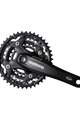 SHIMANO korby i tarcze - M522 175mm 42/32/24 - czarny