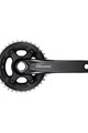 SHIMANO korby i tarcze - DEORE M6000 175mm 38/28 - czarny