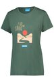 SHIMANO Kolarska koszulka z krótkim rękawem - GRAPHIC TEE - zielony