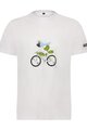 SHIMANO Kolarska koszulka z krótkim rękawem - SENTIERO LTD - biały